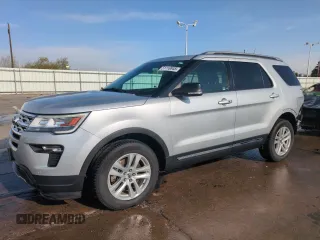 2018 Ford Explorer XLT with VIN 1FM5K8D83JGC77101, listed as a Copart auction lot 51110845 with 94,630 mi miles and Salvage Title. Bid and sale history available at carsss.com. Image 1.