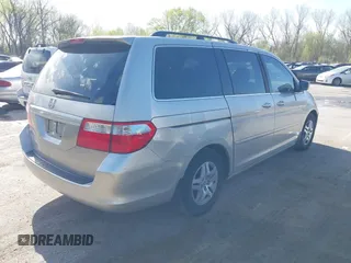 2006 Honda Odyssey EX-L z VIN 5FNRL38786B428264, wystawiony jako IAAI lot #41974479 z przebiegiem 187 595 mil mil oraz . Historia ofert i sprzedaży dostępna na DreamBid. Obrazek 4.