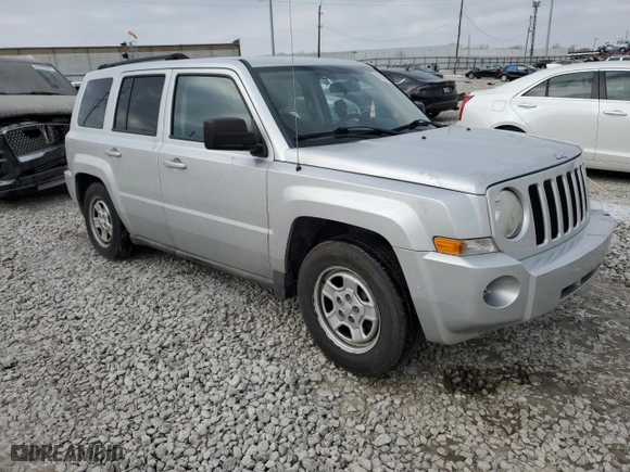 2010 Jeep Patriot Sport with VIN 1J4NT2GA8AD593957, listed as a Copart auction lot 89382615 with 145,185 mi miles and Salvage Title. Bid and sale history available at carsss.com. Image 4.