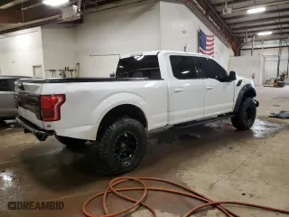 2015 Ford F-150 XLT w/HD Payload Pkg with VIN 1FTFW1EG2FFB49195, listed as a Copart auction lot 49651455 with 172,064 mi miles and Clean Title. Bid and sale history available at carsss.com. Image 3.