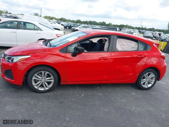 2019 Chevrolet Cruze LS with VIN 3G1BC6SMXKS596239, listed as a IAAI auction lot 40127703 with 49,701 mi miles. Bid and sale history available at carsss.com. Image 6.