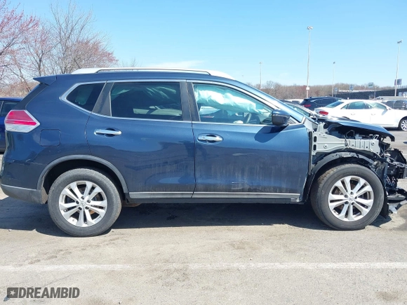 2016 Nissan Rogue S with VIN KNMAT2MV5GP634869, listed as a IAAI auction lot 41881414 with 77,197 mi miles. Bid and sale history available at carsss.com. Image 19.