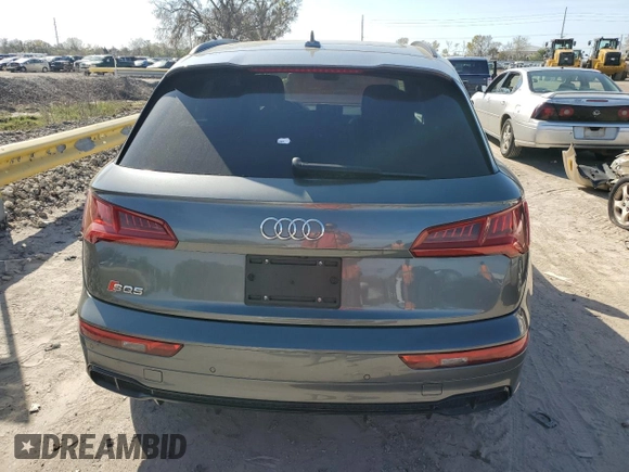 2020 Audi SQ5 Premium Plus with VIN WA1B4AFY5L2119830, listed as a Copart auction lot 44950124 with 25,527 mi miles and . Bid and sale history available at DreamBid. Image 6.