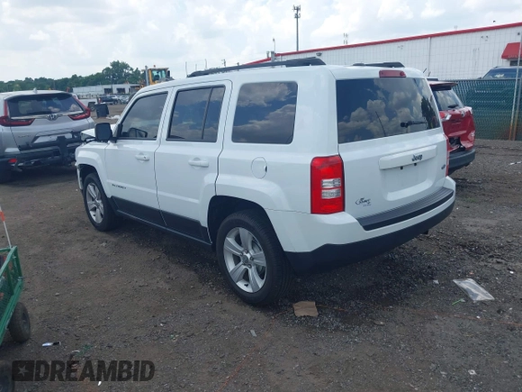 2017 Jeep Patriot Latitude with VIN 1C4NJPFB2HD183099, listed as a IAAI auction lot 42566972 with 99,360 mi miles and . Bid and sale history available at DreamBid. Image 3.