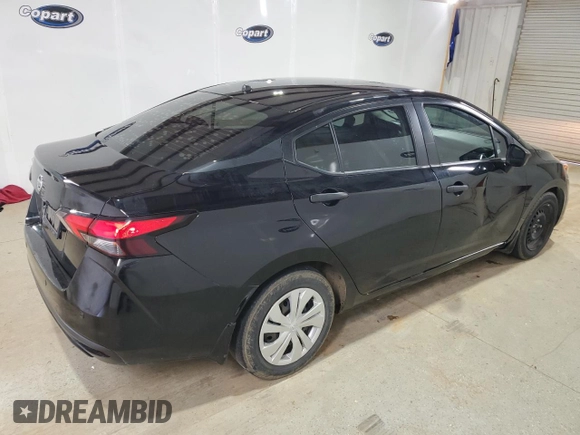 2020 Nissan Versa S with VIN 3N1CN8DV8LL886713, listed as a Copart auction lot 53907045 with 124,968 mi miles and Clean Title. Bid and sale history available at DreamBid. Image 3.