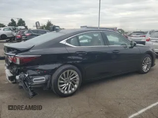 2022 Lexus ES with VIN 58AFZ1B1XNU133154, listed as a Copart auction lot 67235464 with 9,478 mi miles and Salvage Title. Bid and sale history available at carsss.com. Image 3.
