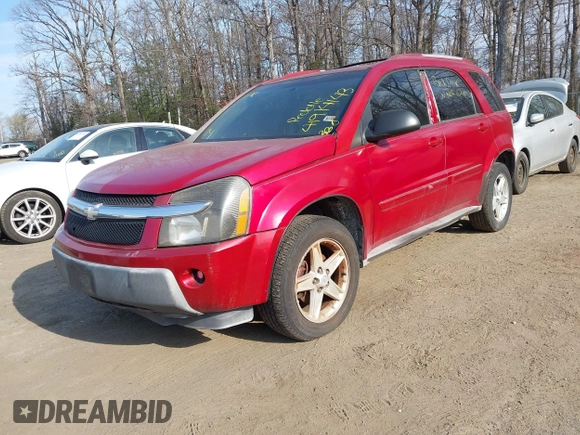 2005 Chevrolet Equinox LT z VIN 2CNDL73F656017879, wystawiony jako IAAI lot #41914143 z przebiegiem 263 003 mil mil oraz . Historia ofert i sprzedaży dostępna na DreamBid. Obrazek 2.