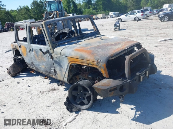 2017 Jeep Wrangler Unlimited Sahara with VIN 1C4HJWEG6HL638014, listed as a IAAI auction lot 39915512 with Not provided miles and . Bid and sale history available at DreamBid. Image 1.