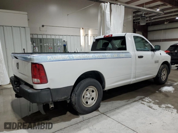2017 Ram 1500 Tradesman with VIN 3C6JR6DG1HG773921, listed as a Copart auction lot 86685964 with 105,819 mi miles and Salvage title. Bid and sale history available at DreamBid. Image 3.