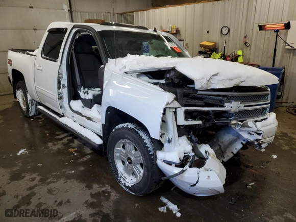 2012 Chevrolet Silverado 1500 LT with VIN 3GCPKSE7XCG243227, listed as a Copart auction lot 41757505 with 0 mi miles and Salvage Title. Bid and sale history available at carsss.com. Image 4.