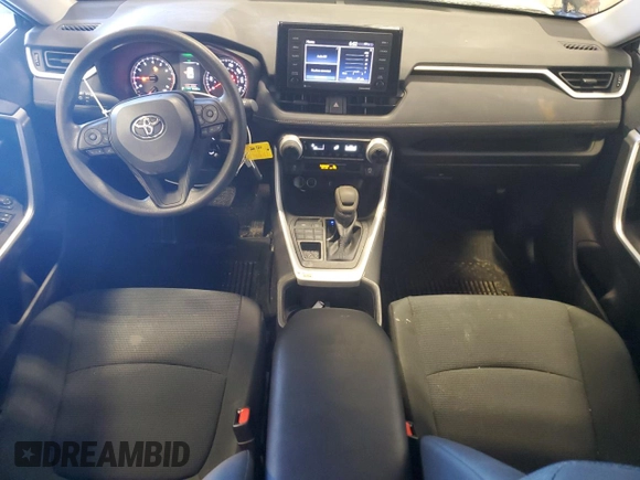 2022 Toyota RAV4 LE with VIN 2T3F1RFV9NW301142, listed as a Copart auction lot 48855475 with 45,284 mi miles and Salvage Title. Bid and sale history available at carsss.com. Image 8.