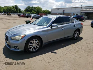 2014 Infiniti Q50 Premium z VIN JN1BV7AR2EM696556, wystawiony jako Copart lot #66270105 z przebiegiem 155 504 mil mil oraz Szkoda całkowita • Salvage title. Historia ofert i sprzedaży dostępna na DreamBid. Obrazek 1.