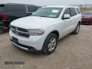 2013 Dodge Durango SXT z VIN 1C4RDHAG4DC598250, wystawiony jako IAAI lot #42076002 z przebiegiem 104 701 mil mil oraz . Historia ofert i sprzedaży dostępna na DreamBid. Obrazek 2.