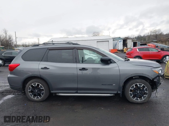 2019 Nissan Pathfinder SV with VIN 5N1DR2MMXKC614924, listed as a IAAI auction lot 41968839 with 60,651 mi miles and . Bid and sale history available at DreamBid. Image 13.