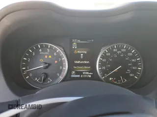 2024 Infiniti Q50 Luxe with VIN JN1EV7BP7RM600453, listed as a Copart auction lot 82838974 with 9,596 mi miles and Salvage title. Bid and sale history available at DreamBid. Image 9.