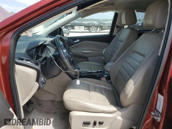 2015 Ford Escape Titanium with VIN 1FMCU0J95FUA77796, listed as a Copart auction lot 53182675 with 118,202 mi miles and Salvage title. Bid and sale history available at DreamBid. Image 7.