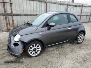 2017 FIAT 500 Pop with VIN 3C3CFFKR7HT535856, listed as a Copart auction lot 54455365 with 215,098 mi miles and Clean Title. Bid and sale history available at carsss.com. Image 1.