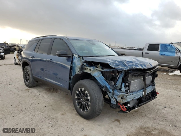 2024 Chevrolet Traverse AWD Z71 with VIN 1GNEVJKS7RJ197307, listed as a Copart auction lot 51762245 with 0 mi miles and Salvage Title. Bid and sale history available at carsss.com. Image 4.