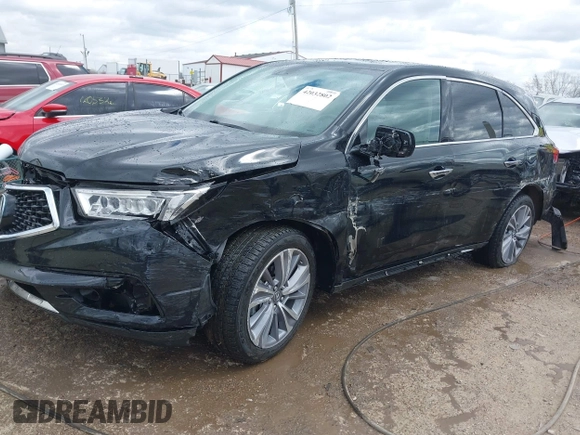 2017 Acura MDX Technology with VIN 5J8YD4H58HL001195, listed as a IAAI auction lot 42032802 with 94,831 mi miles and . Bid and sale history available at DreamBid. Image 2.