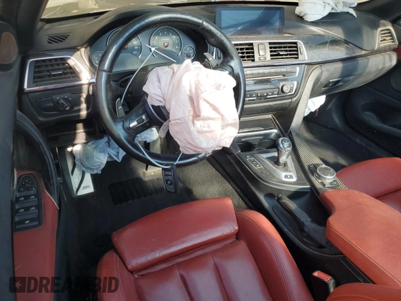 2016 BMW M4 with VIN WBS3U9C50GP969059, listed as a Copart auction lot 81201114 with 0 mi miles and Salvage Title. Bid and sale history available at carsss.com. Image 8.