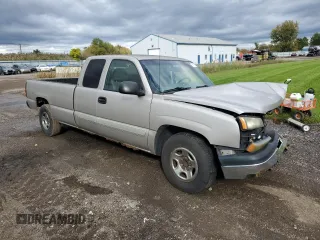 2004 Chevrolet Silverado 1500 Work Truck with VIN 1GCEC19V54E204447, listed as a Copart auction lot 76116284 with 285,385 mi miles and Salvage Title. Bid and sale history available at carsss.com. Image 4.