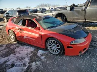1998 Mitsubishi Eclipse GS with VIN 4A3AX35G4WE002625, listed as a Copart auction lot 88433365 with 227,413 mi miles and Salvage Title. Bid and sale history available at carsss.com. Image 4.