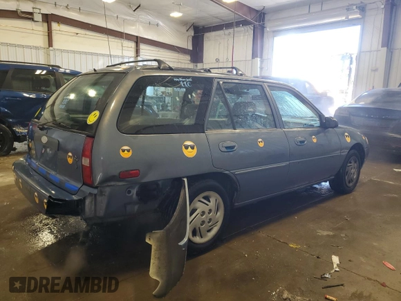1999 Ford Escort SE with VIN 3FAFP15P4XR204950, listed as a Copart auction lot 41769545 with 100,122 mi miles and Non Repairable. Bid and sale history available at carsss.com. Image 3.