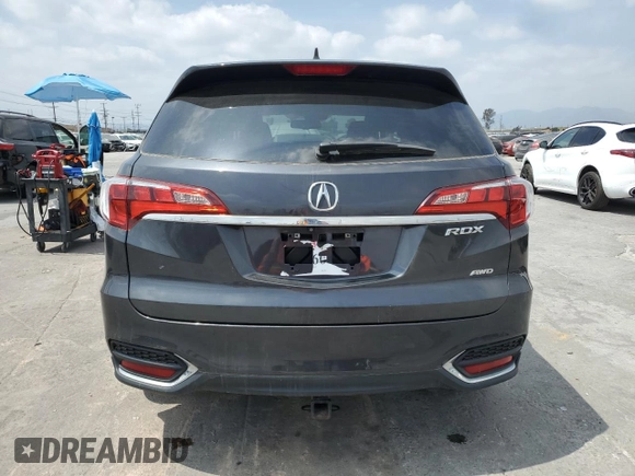 2016 Acura RDX with VIN 5J8TB4H31GL010379, listed as a Copart auction lot 54441175 with 77,091 mi miles and Salvage Title. Bid and sale history available at carsss.com. Image 6.