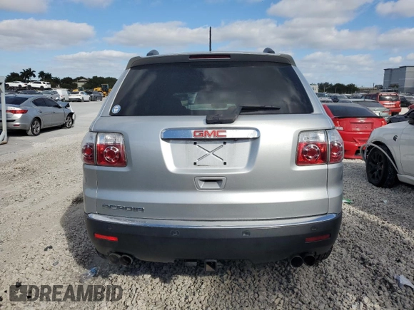2010 GMC Acadia SLT1 with VIN 1GKLRMED5AJ152698, listed as a Copart auction lot 88130845 with 123,862 mi miles and Salvage title. Bid and sale history available at DreamBid. Image 6.