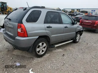2010 Kia Sportage LX with VIN KNDKG3A42A7701087, listed as a Copart auction lot 52576435 with 143,450 mi miles and Clean Title. Bid and sale history available at carsss.com. Image 3.