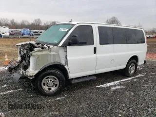 2012 Chevrolet Express Passenger LS with VIN 1GAWGPFG3C1151456, listed as a Copart auction lot 42630525 with 112,674 mi miles and Salvage title. Bid and sale history available at DreamBid. Image 1.