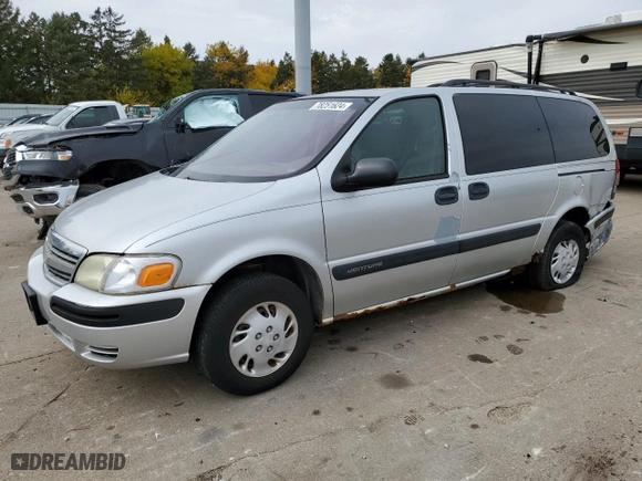 2002 Chevrolet Venture Plus 1SB Pkg with VIN 1GNDX03E92D109208, listed as a Copart auction lot 78251624 with 173,944 mi miles and Salvage Title. Bid and sale history available at carsss.com. Image 1.