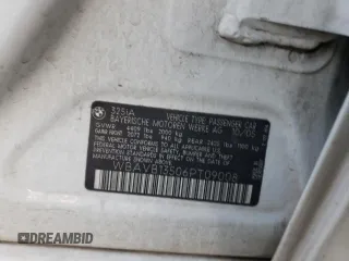 2006 BMW 3 Series 325i with VIN WBAVB13506PT09008, listed as a Copart auction lot 52020275 with 0 mi miles and Salvage Title. Bid and sale history available at carsss.com. Image 15.