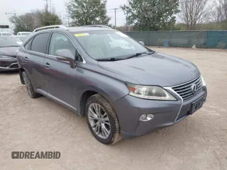 2013 Lexus RX 450h with VIN JTJBC1BA0D2440528, listed as a IAAI auction lot 41591177 with 156,869 mi miles and . Bid and sale history available at DreamBid. Image 1.