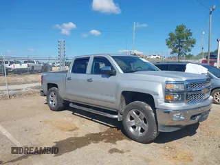 2015 Chevrolet Silverado 1500 LTZ with VIN 3GCUKSEC6FG510061, listed as a IAAI auction lot 40384385 with 156,882 mi miles. Bid and sale history available at carsss.com. Image 1.