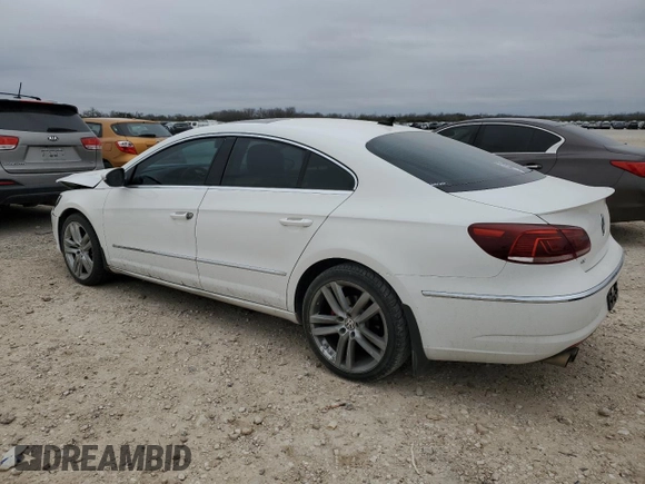 2013 Volkswagen CC Lux with VIN WVWRP7AN7DE549693, listed as a Copart auction lot 89004315 with 93,784 mi miles and Salvage Title. Bid and sale history available at carsss.com. Image 2.