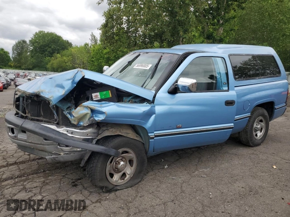 1996 Dodge 1500 с VIN 1B7HC16Z8TS557396, выставлен на аукционе Copart как лот 56996805 с пробегом 128 218 миль миль и Списание • Salvage title. История ставок и продаж доступна на DreamBid. Изображение 1.