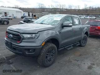 2021 Ford Ranger XL with VIN 1FTER4FHXMLD54242, listed as a IAAI auction lot 41922752 with 35,328 mi miles. Bid and sale history available at carsss.com. Image 2.