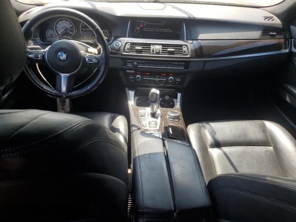 2015 BMW 5 Series 528i with VIN WBA5A5C5XFD513763, listed as a Copart auction lot 63825535 with 147,982 mi miles and Salvage title. Bid and sale history available at DreamBid. Image 8.