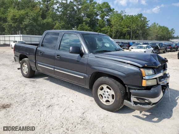 2004 Chevrolet Silverado 1500 Crew Cab LS with VIN 2GCEC13T041357987, listed as a Copart auction lot 66550254 with 277,941 mi miles and Salvage Title. Bid and sale history available at carsss.com. Image 4.