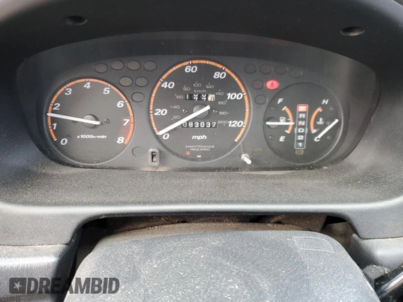 1999 Honda CR-V EX with VIN JHLRD1868XC084929, listed as a Copart auction lot 47778345 with 83,037 mi miles and Salvage Title. Bid and sale history available at carsss.com. Image 9.