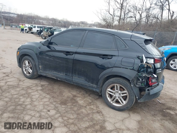 2018 Hyundai Kona SE with VIN KM8K1CAA9JU081990, listed as a IAAI auction lot 41641172 with 79,396 mi miles. Bid and sale history available at carsss.com. Image 3.