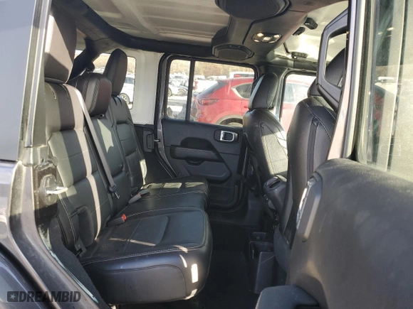 2020 Jeep Wrangler Unlimited Sahara with VIN 1C4HJXEM6LW248758, listed as a Copart auction lot 46671845 with 40,928 mi miles and Salvage Title. Bid and sale history available at carsss.com. Image 11.