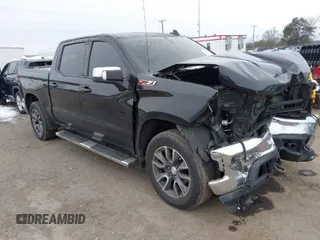 2021 Chevrolet Silverado 1500 LT with VIN 3GCUYDED1MG305294, listed as a IAAI auction lot 41304285 with 91,434 mi miles. Bid and sale history available at carsss.com. Image 1.