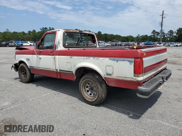 1990 Ford F-150 "S" with VIN 1FTDF15Y1LNA68934, listed as a Copart auction lot 68688834 with 64,274 mi miles and Salvage Title. Bid and sale history available at carsss.com. Image 2.