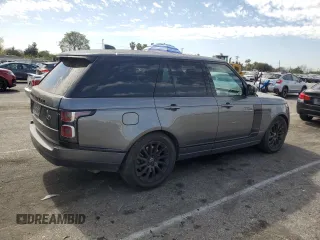 2018 Land Rover Range Rover HSE z VIN SALGS2SV4JA500860, wystawiony jako Copart lot #46641025 z przebiegiem 80 698 mil mil oraz Szkoda całkowita • Salvage title. Historia ofert i sprzedaży dostępna na DreamBid. Obrazek 3.