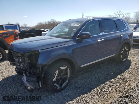 2024 Kia Telluride S с VIN 5XYP6DGC0RG532814, выставлен на аукционе Copart как лот 50601255 с пробегом 7 584 миль миль и Списание • Salvage title. История ставок и продаж доступна на DreamBid. Изображение 1.