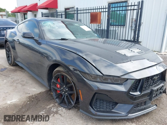 2024 Ford Mustang GT with VIN 1FA6P8CF0R5411098, listed as a IAAI auction lot 42206429 with 22,743 mi miles and . Bid and sale history available at DreamBid. Image 1.