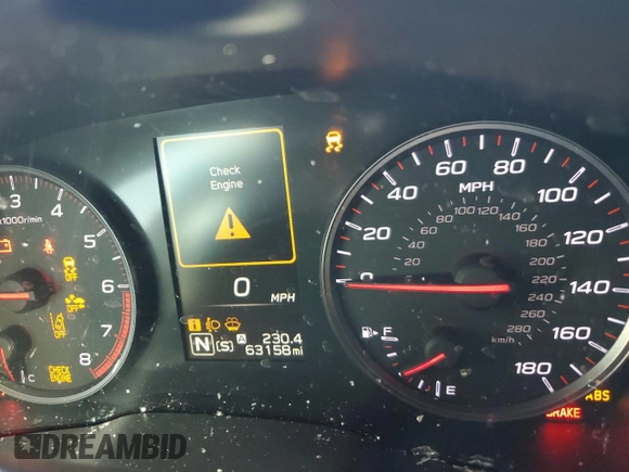 2022 Subaru WRX z VIN JF1VBAB60N8009450, wystawiony jako Copart lot #84662414 z przebiegiem 63 158 mil mil oraz Szkody całkowita. Historia ofert i sprzedaży dostępna na DreamBid. Obrazek 9.