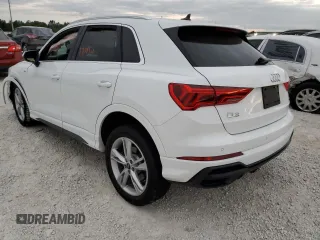 2021 Audi Q3 S line Premium with VIN WA1DECF37M1057375, listed as a Copart auction lot 70383672 with 17,095 mi miles. Bid and sale history available at carsss.com. Image 2.